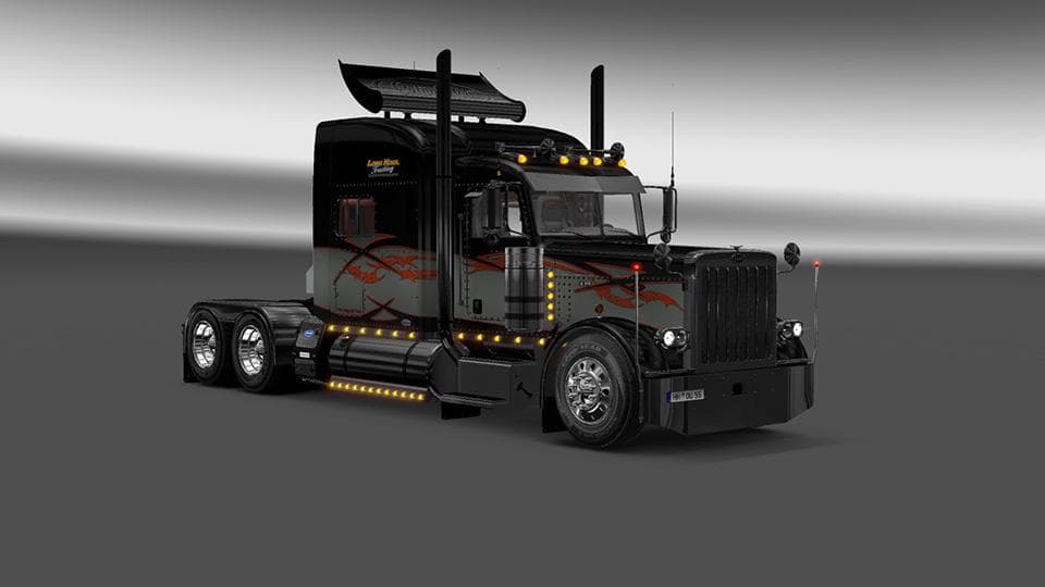 LONG HAUL 1 ETS2 VIPER2 MODIFIED PETERBILT 389 - ETS2 mods download – skins screenshot 2