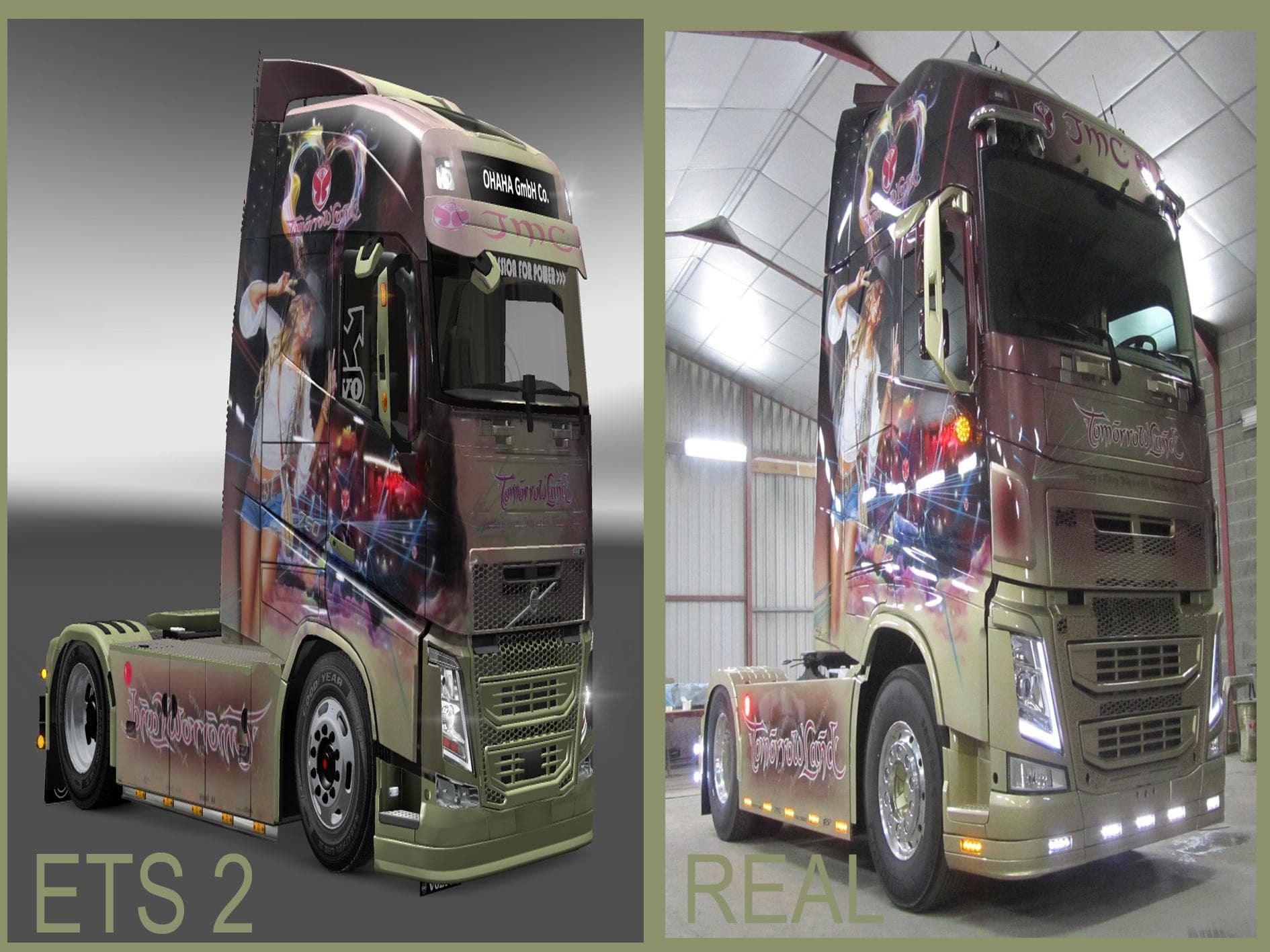 ATG TOMORROWLAND SKIN FOR OHAHA VOLVO – Skins mod for Euro Truck Simulator 2
