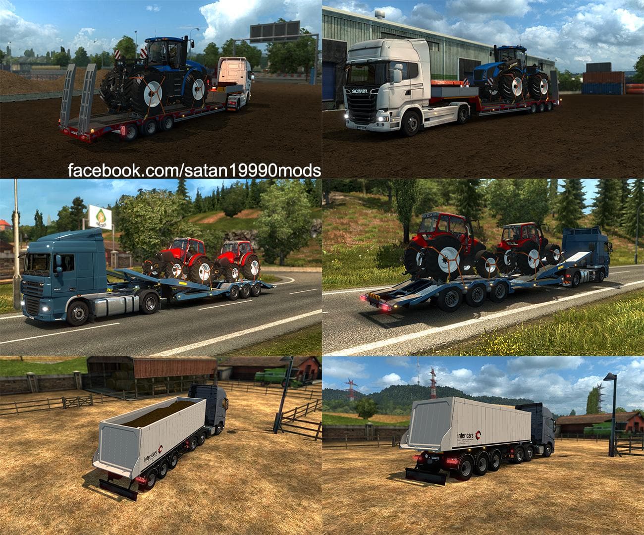 AGRICULTURAL TRAILER MOD PACK V2.2 – Trailers mod for Euro Truck Simulator 2