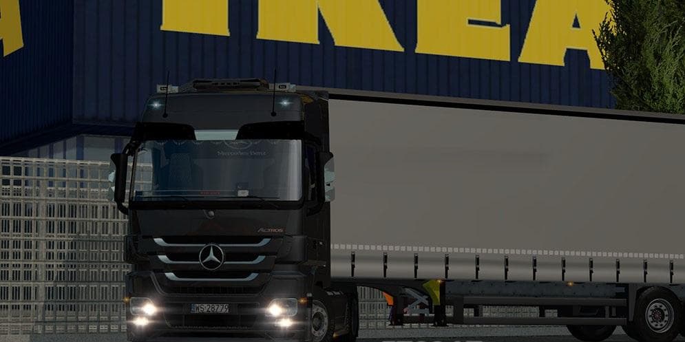 MERCEDES ACTROS MP3 1.22.X – Trucks mod for Euro Truck Simulator 2