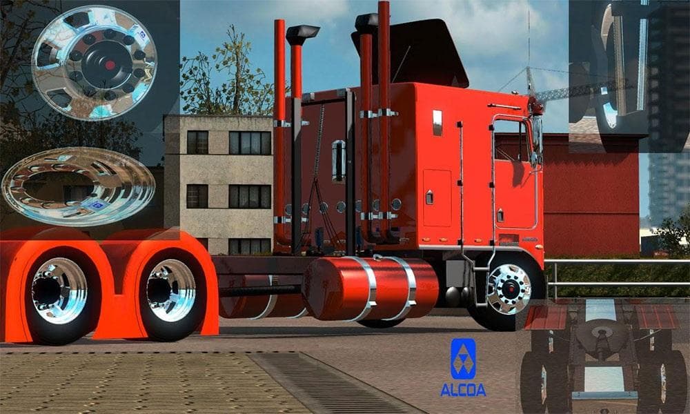 ALCOA RIM & BASIC TIRE – Parts mod for Euro Truck Simulator 2