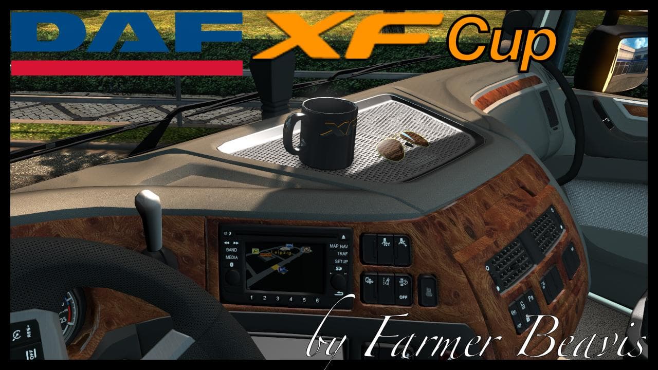 DAF XF CUP V1 – Skins mod for Euro Truck Simulator 2
