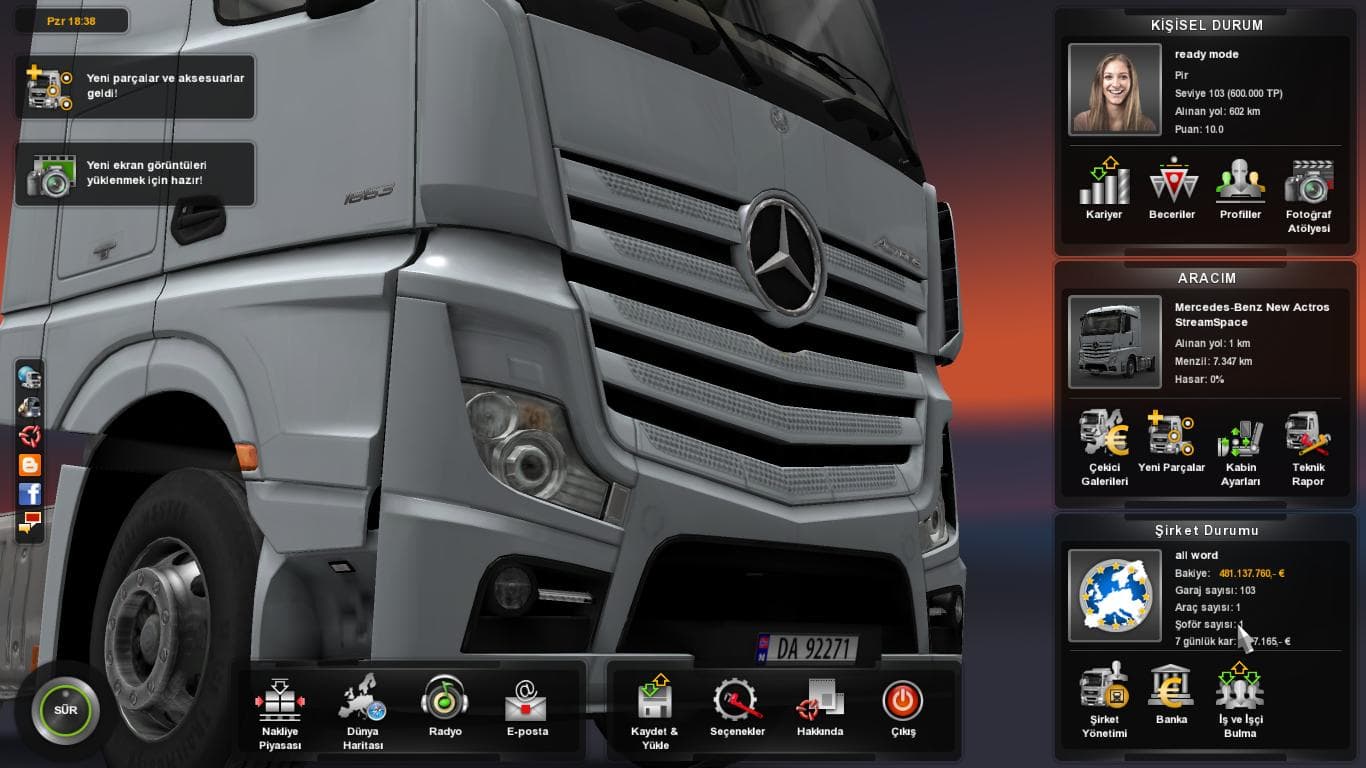 1.21.X READY SAVE - ETS2 mods download – maps screenshot 2