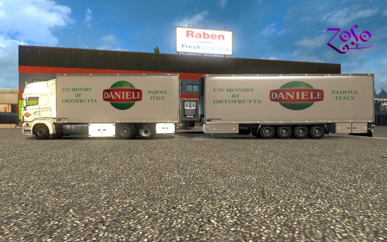 SCANIA RJL BDF TANDEM DANIELE IMPORT EXPORT - ETS2 mods download – trailers screenshot 2