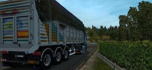 SERIN DAMPER TRAILER 1.22.X – Trailers mod for Euro Truck Simulator 2