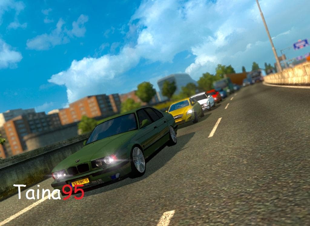 BMW E34 M5 AI TRAFFIC 1.22.X – Other mod for Euro Truck Simulator 2