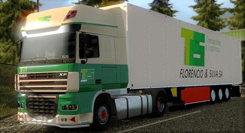 TFS TRANSPORTES FLORENCIO E SILVA – COMBO PACK – Trailers mod for Euro Truck Simulator 2