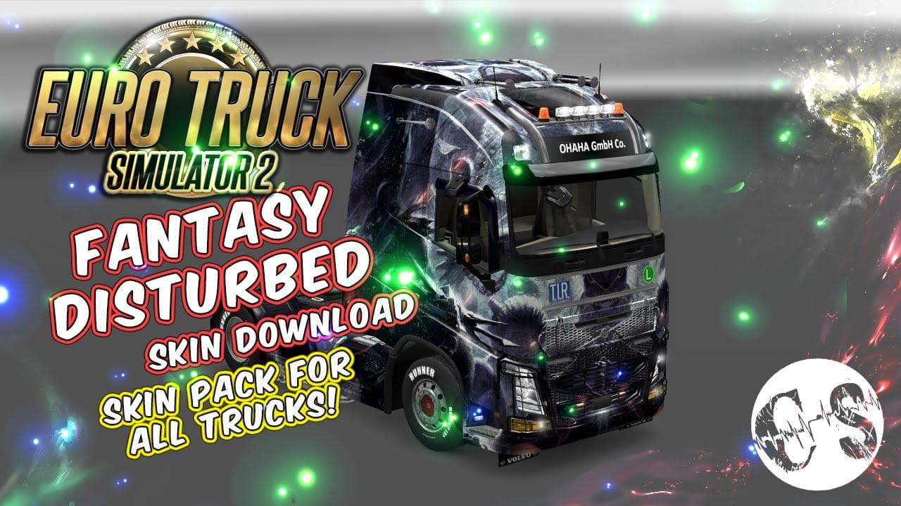 FANTASY DISTURBED SKIN PACK FOR ALL TRUCKS – Skins mod for Euro Truck Simulator 2