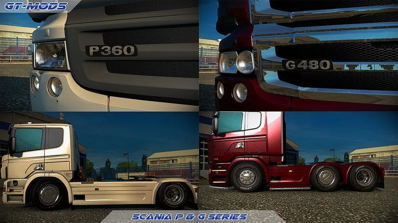 GTM P & G SERIES CABS FOR RJL’S SCANIA R & STREAMLINE V2.5 - ETS2 mods download – parts screenshot 2