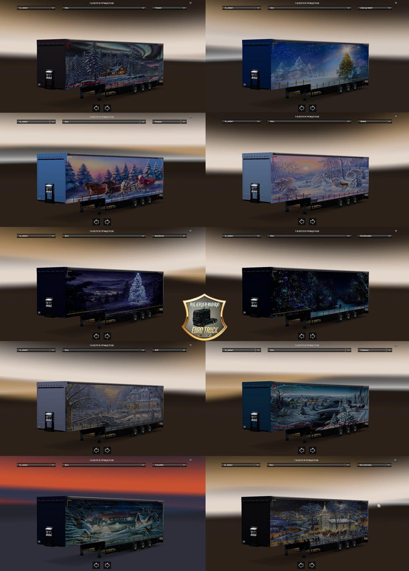 JUMBO WINTER TRAILERS PACK V2 1.22 – Trailers mod for Euro Truck Simulator 2