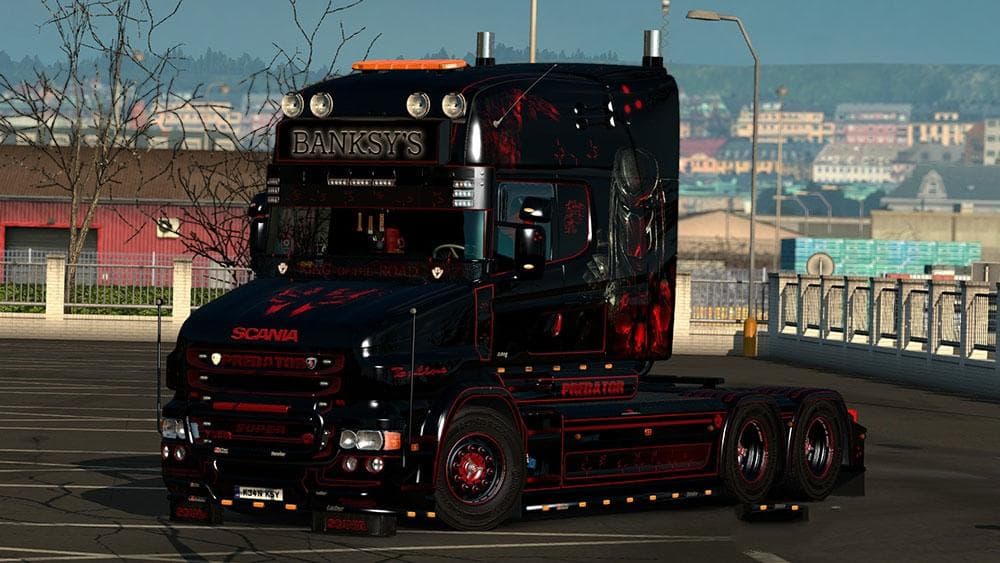 SCANIA RJL’S T CAB V1.8 PREDATOR SKIN 1.22 – Skins mod for Euro Truck Simulator 2