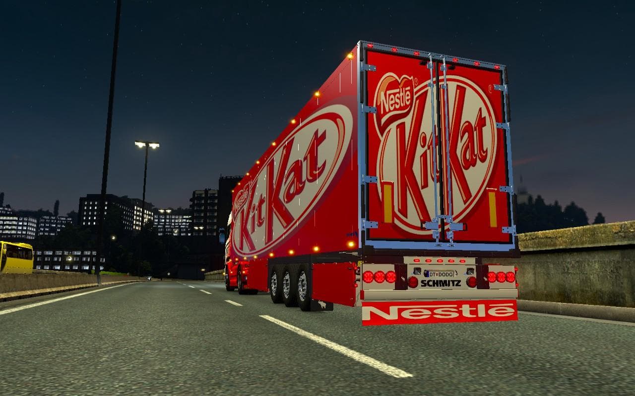 NESTLE KITKAT TRAILER 1.22 - ETS2 mods download – trailers screenshot 2