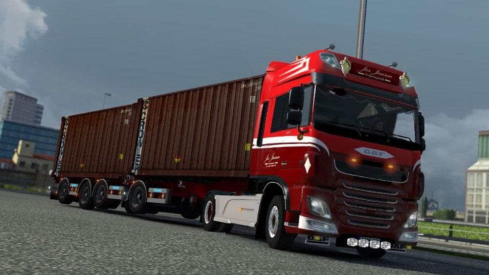 DAF XF EURO 6 BY OHAHA JOS JANSSEN SKIN – Skins mod for Euro Truck Simulator 2
