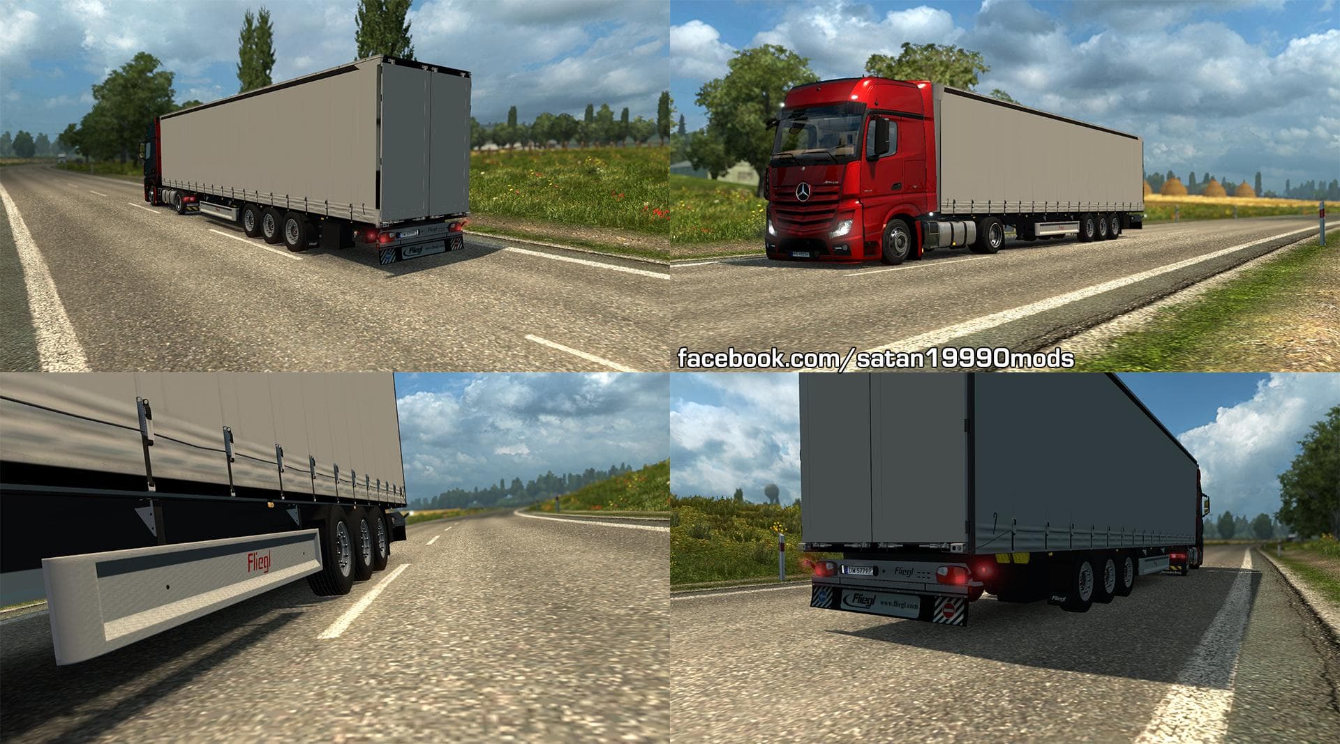 FLIEGL MEGA V1.0 – Trailers mod for Euro Truck Simulator 2