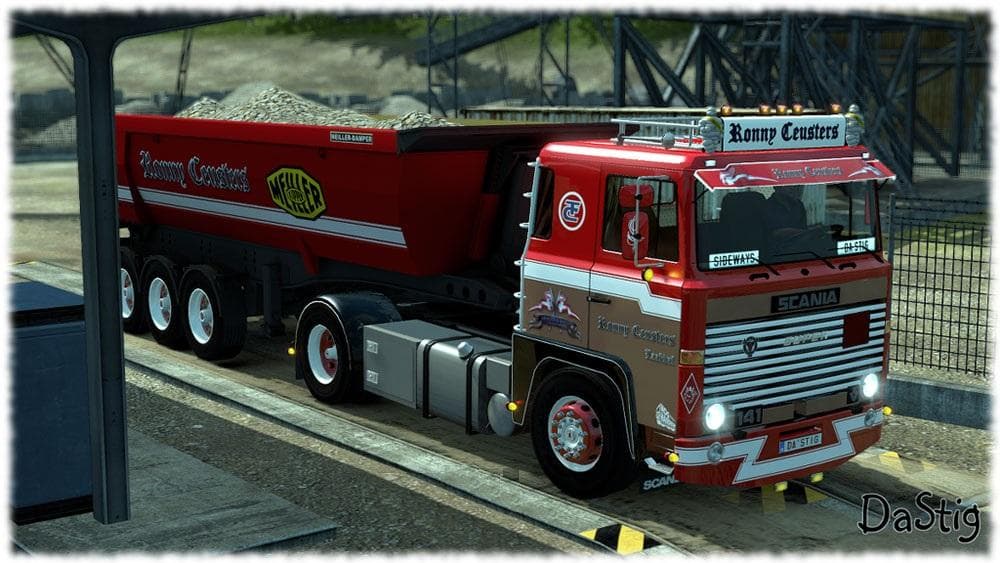 SCANIA 1 SERIES RONNY CEUSTERS SKIN – Skins mod for Euro Truck Simulator 2