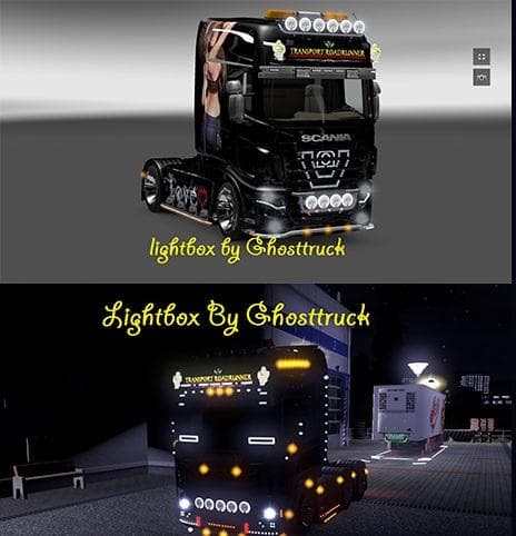 LEUCHT KASTEN V2 (LIGHTBOX) – Skins mod for Euro Truck Simulator 2