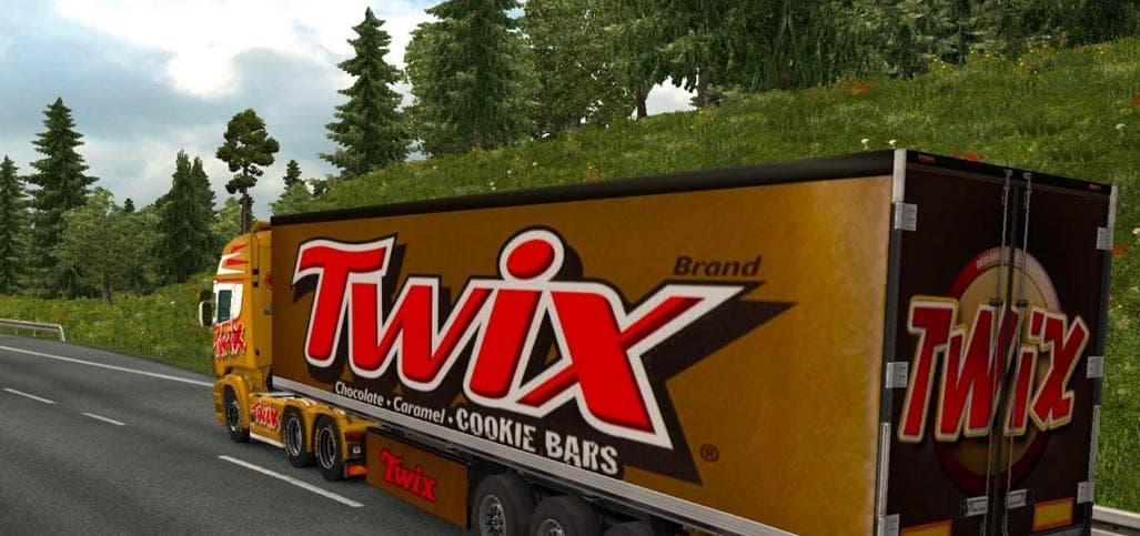 TWIX PACK FOR SCANIA RJL – Skins mod for Euro Truck Simulator 2