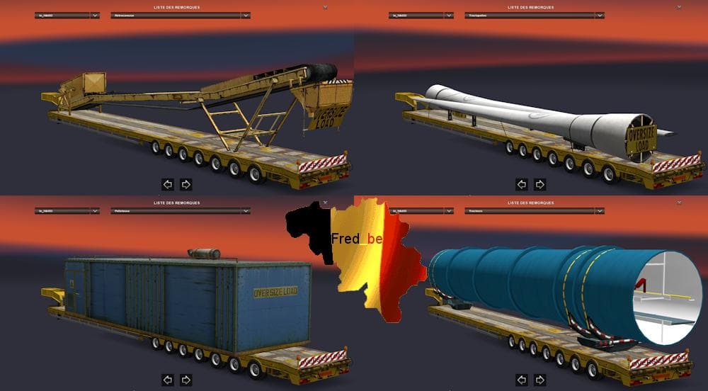 OVERSIZE TRAILER (UPDATE) V1.22 – Trailers mod for Euro Truck Simulator 2