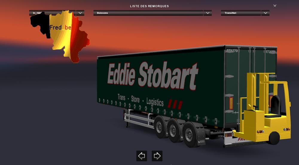 TRAILER PROFILINER WITH FORKLIFT V1.22 (UPDATE) 1.22.X – Trailers mod for Euro Truck Simulator 2