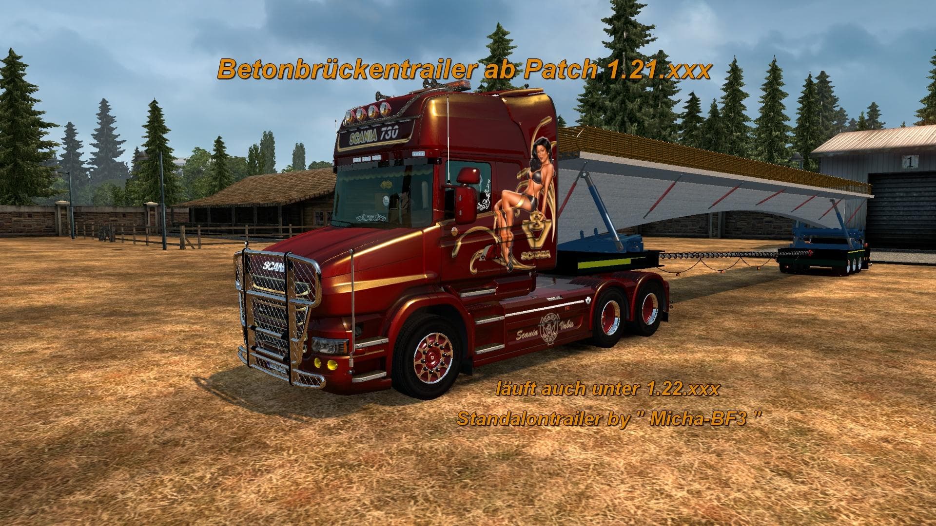 CONCRETE BRIDGE MIRROR 1.22.X – Trailers mod for Euro Truck Simulator 2