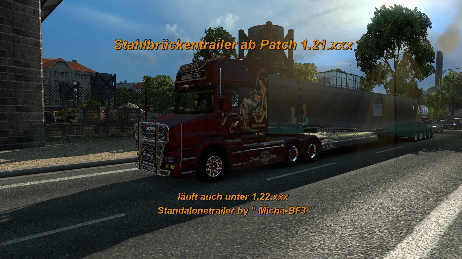 STEEL BRIDGE TRAILER 1.22.X – Trailers mod for Euro Truck Simulator 2