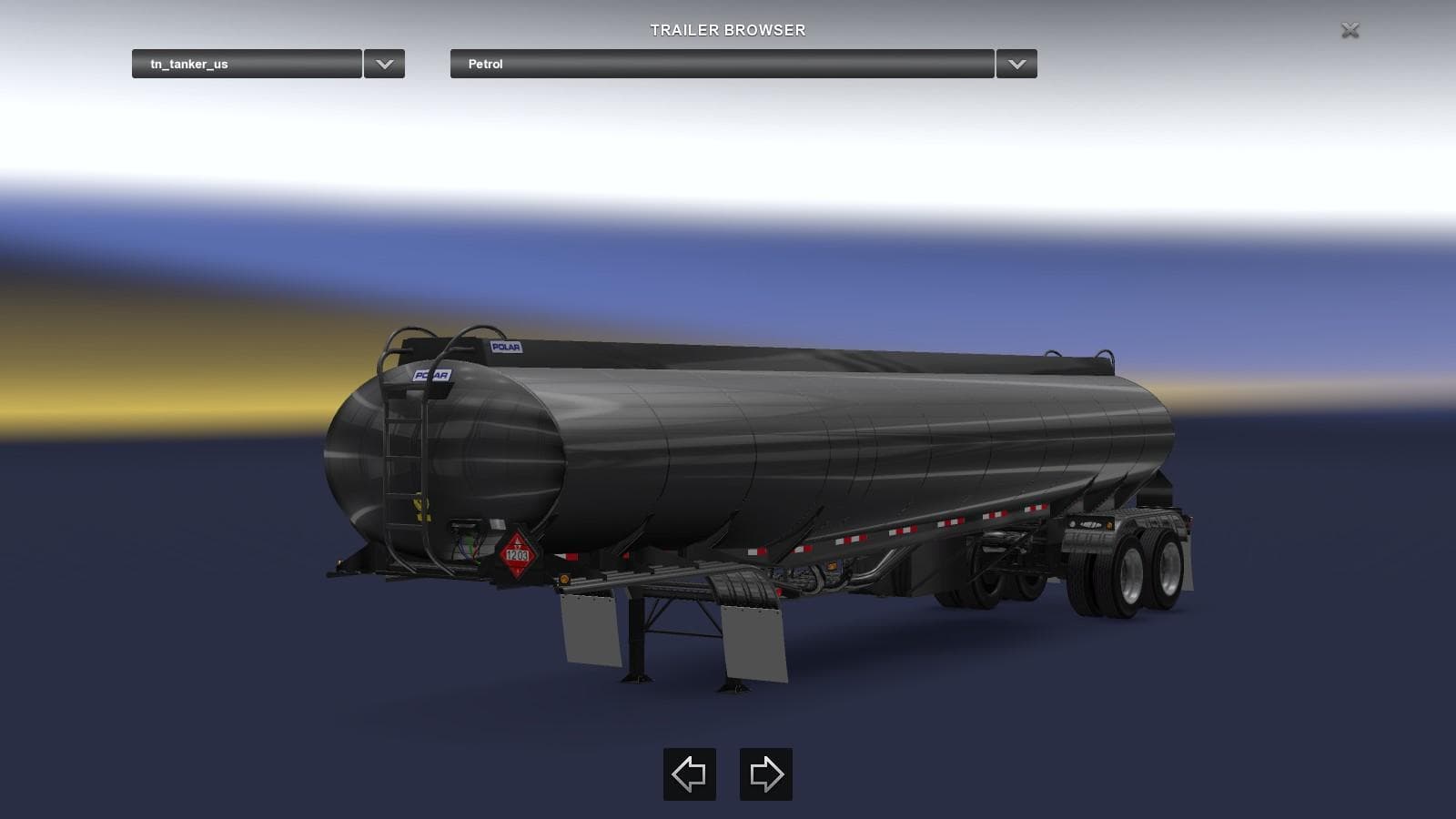 TANKER TRAILER POLAR 1.22.X – Trailers mod for Euro Truck Simulator 2