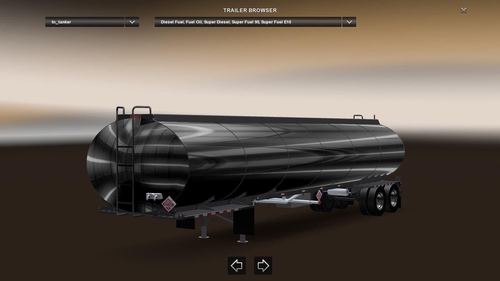 TANKER TRAILER 1.22.X – Trailers mod for Euro Truck Simulator 2