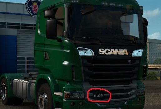 MOTOR R230 1.22 – Parts mod for Euro Truck Simulator 2