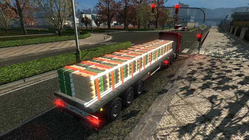 MOD TRAILER FLAT BED 1.22.X – Trailers mod for Euro Truck Simulator 2