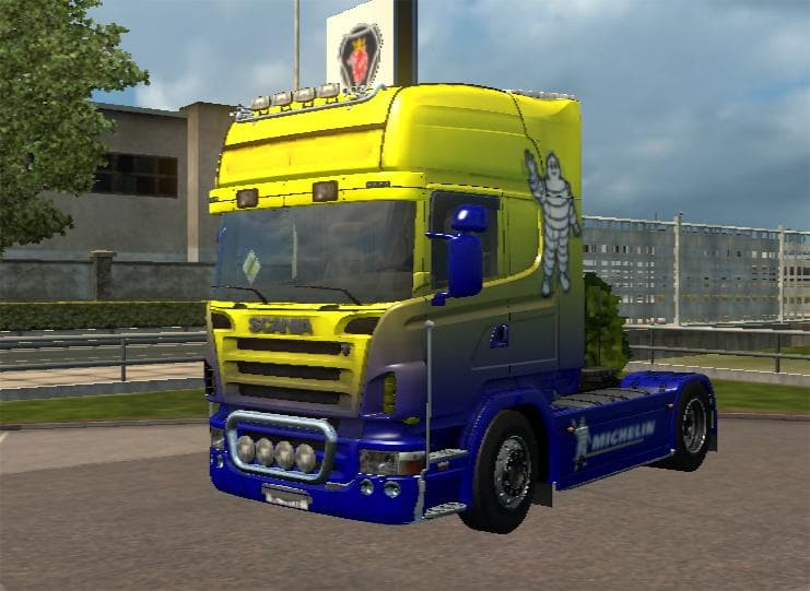 SCANIA 50K MICHELIN SKIN 1.22 – Skins mod for Euro Truck Simulator 2