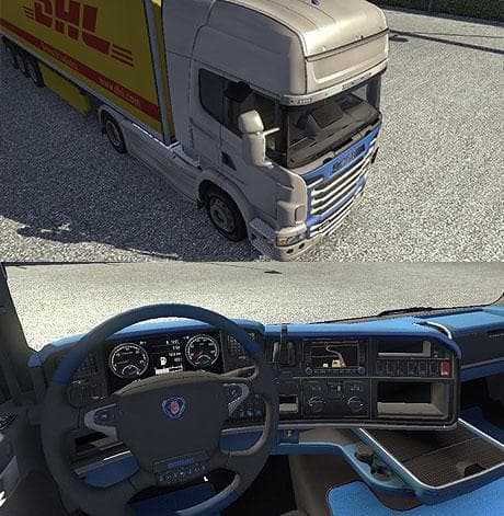 SCANIA SKIN WITH INTERIOR 1.22.X – Skins mod for Euro Truck Simulator 2