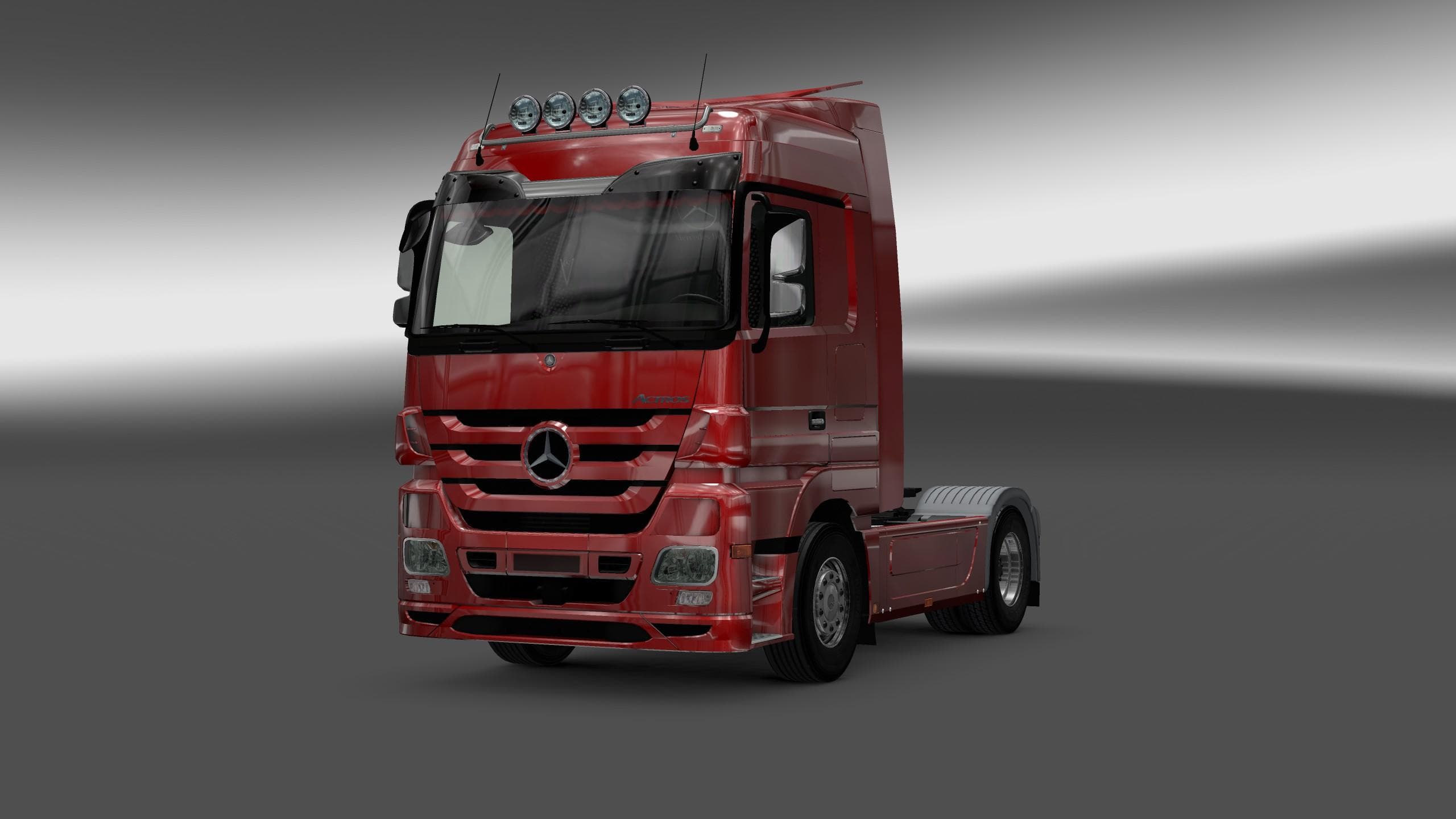 MERCEDES-BENZ ACTROS MP3 INTERIOR EXTERIOR REWORK V1.1 – Other mod for Euro Truck Simulator 2