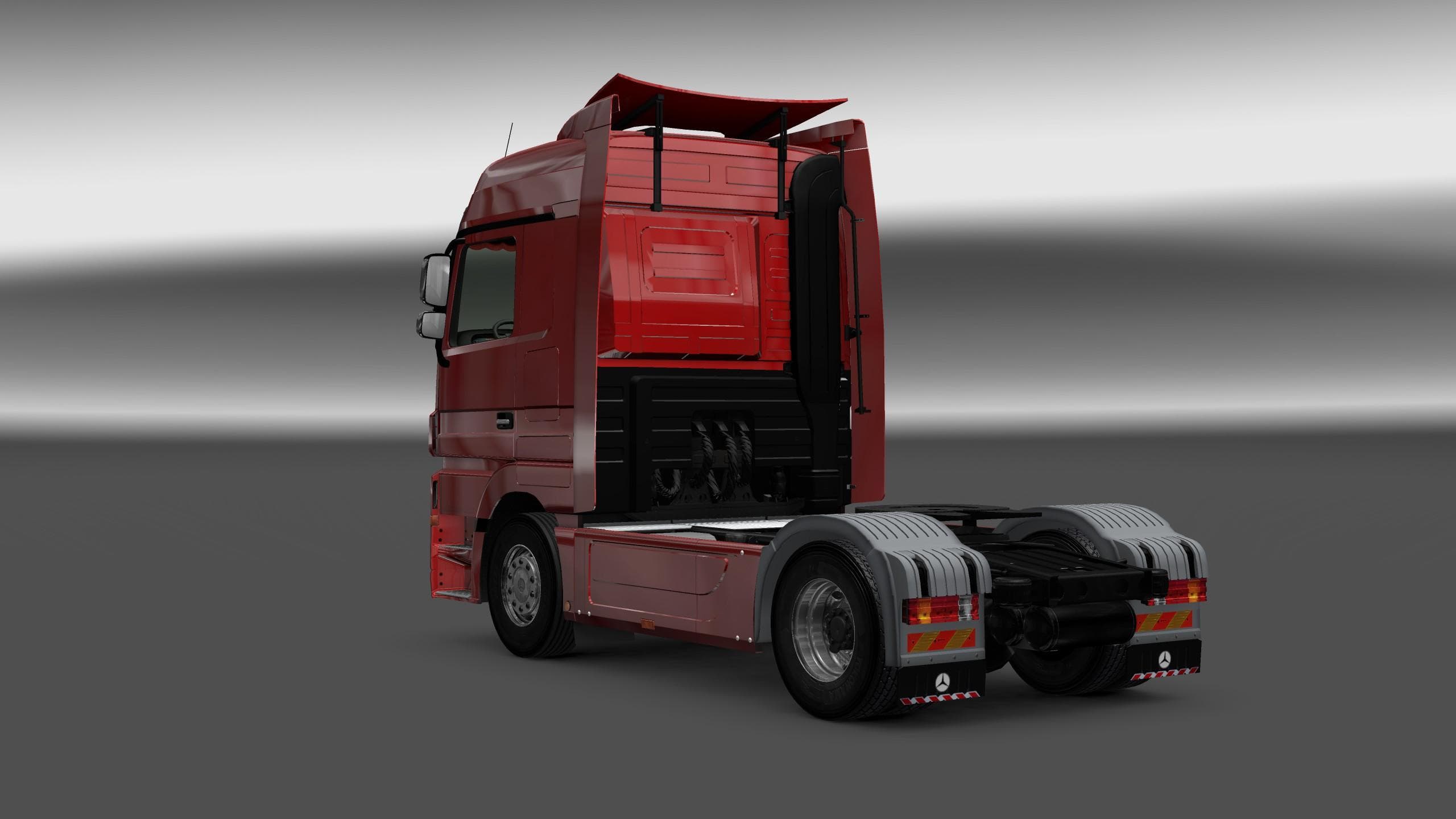 MERCEDES-BENZ ACTROS MP3 INTERIOR EXTERIOR REWORK V1.1 - ETS2 mods download – other screenshot 2