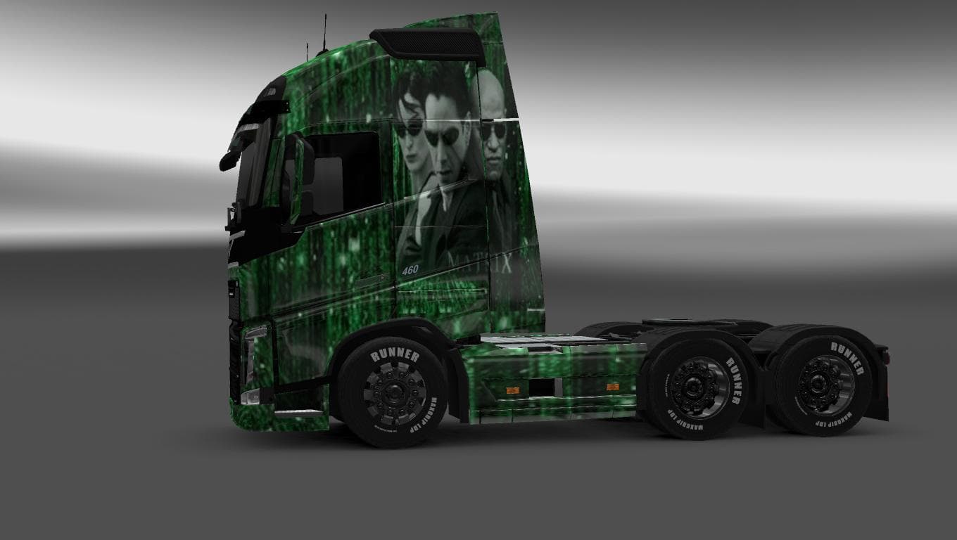 VOLVO FH 2013 MATRIX SKIN 1.22 – Skins mod for Euro Truck Simulator 2