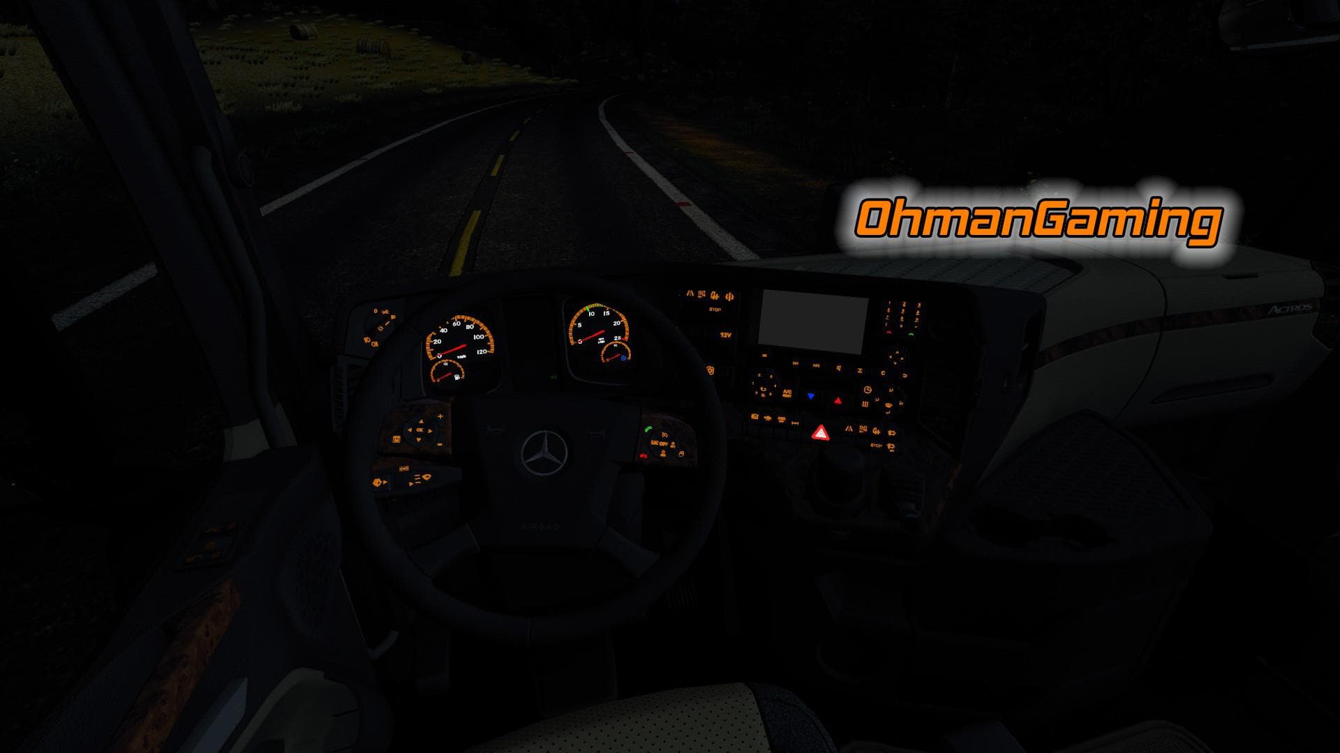 MERCEDES BENZ MP4 ORANGE DASHBOARD 1.22.X – Other mod for Euro Truck Simulator 2
