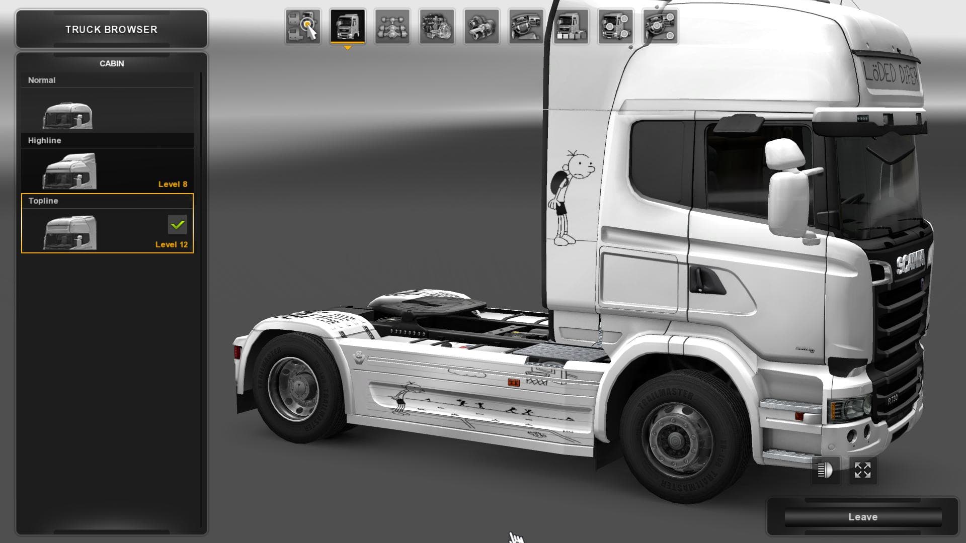 DIARY OF A WIMPY KID V1 - ETS2 mods download – skins screenshot 2