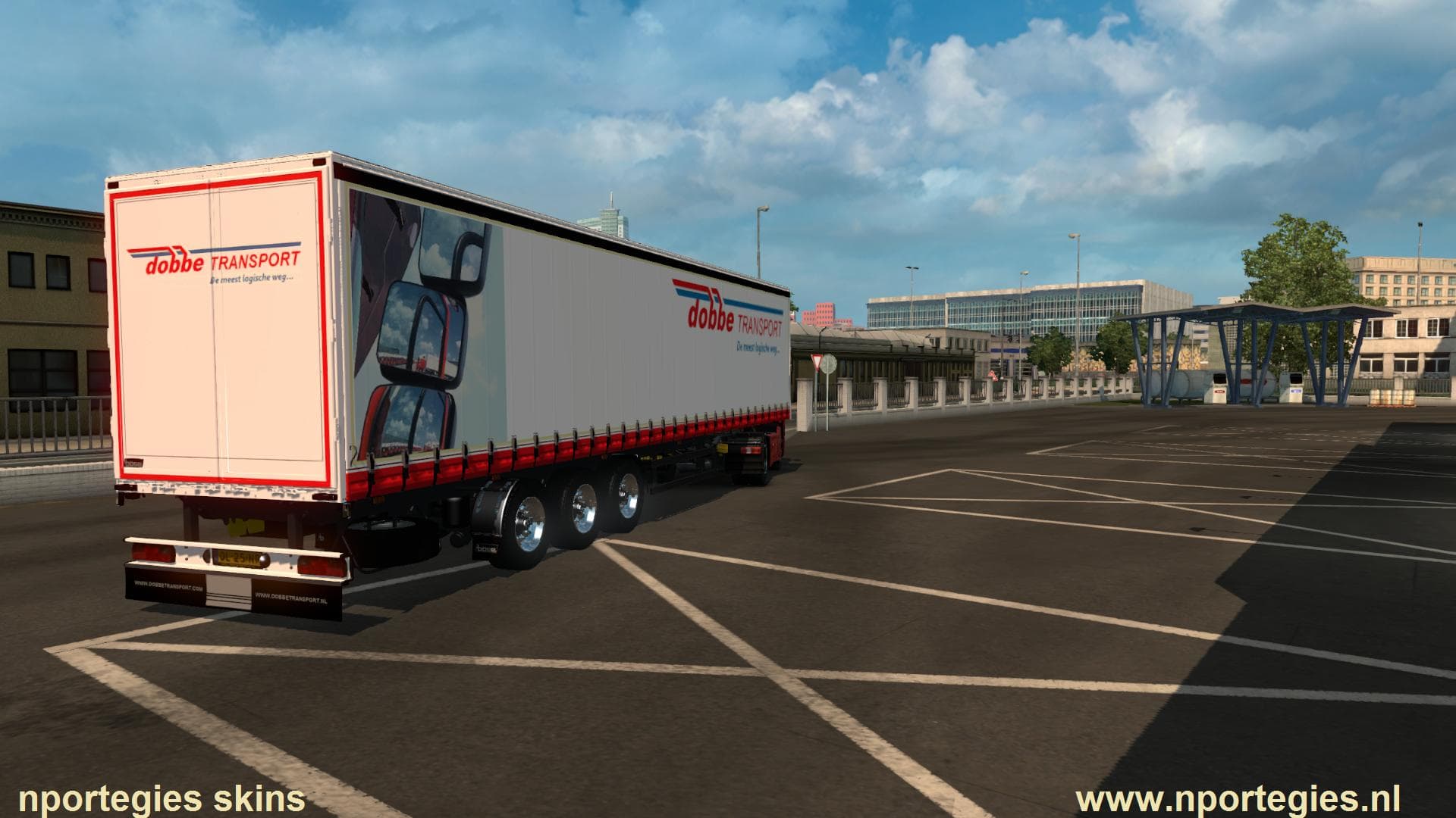 MB ACTROS MP4 - DOBBE TRANSPORT – Skins mod for Euro Truck Simulator 2