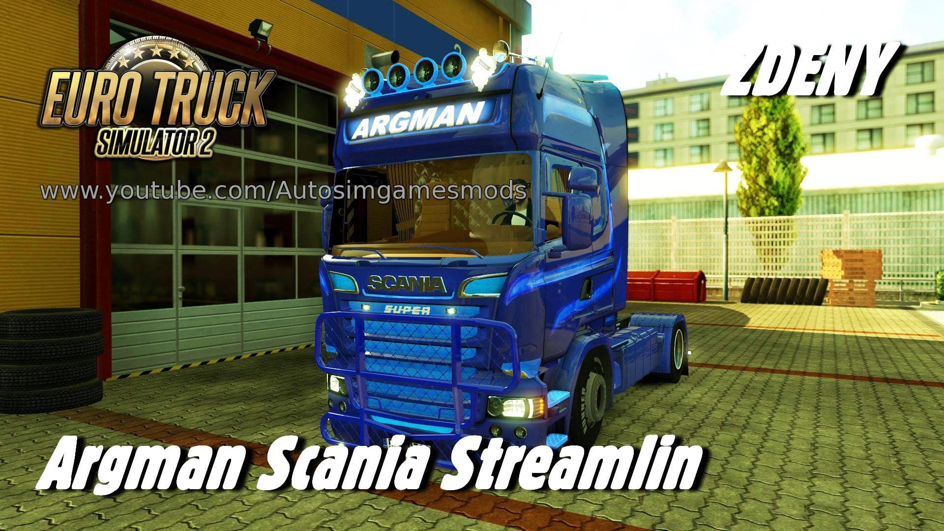 ARGMAN SCANIA STREAMLINE ZDENY – Skins mod for Euro Truck Simulator 2