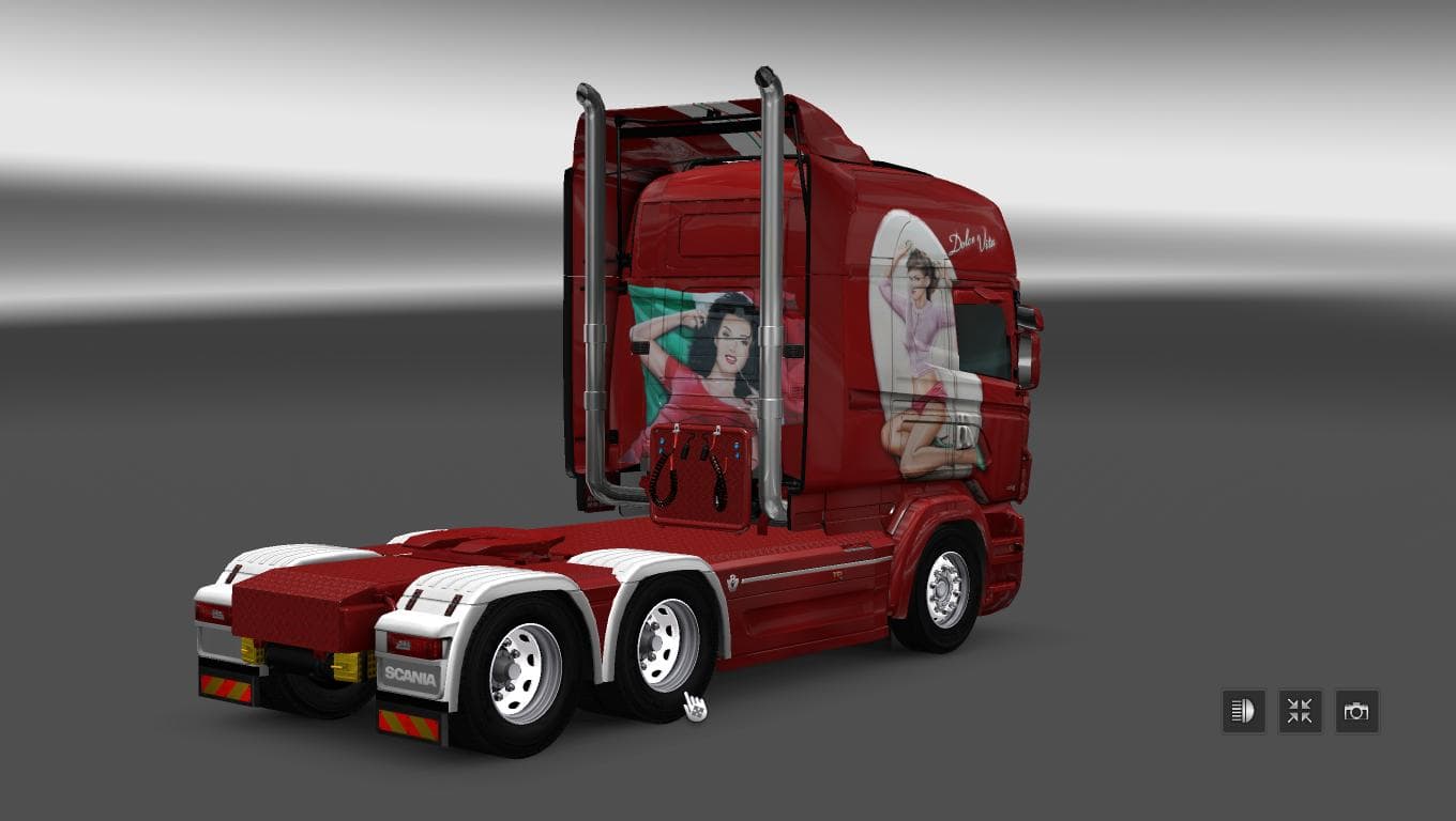 SCANIA RS RJL DOLCE VITA SKIN – Skins mod for Euro Truck Simulator 2