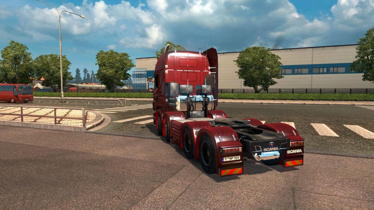 SCANIA R BI-TRUCK V2.0 BY CONBAR - ETS2 mods download – trucks screenshot 2