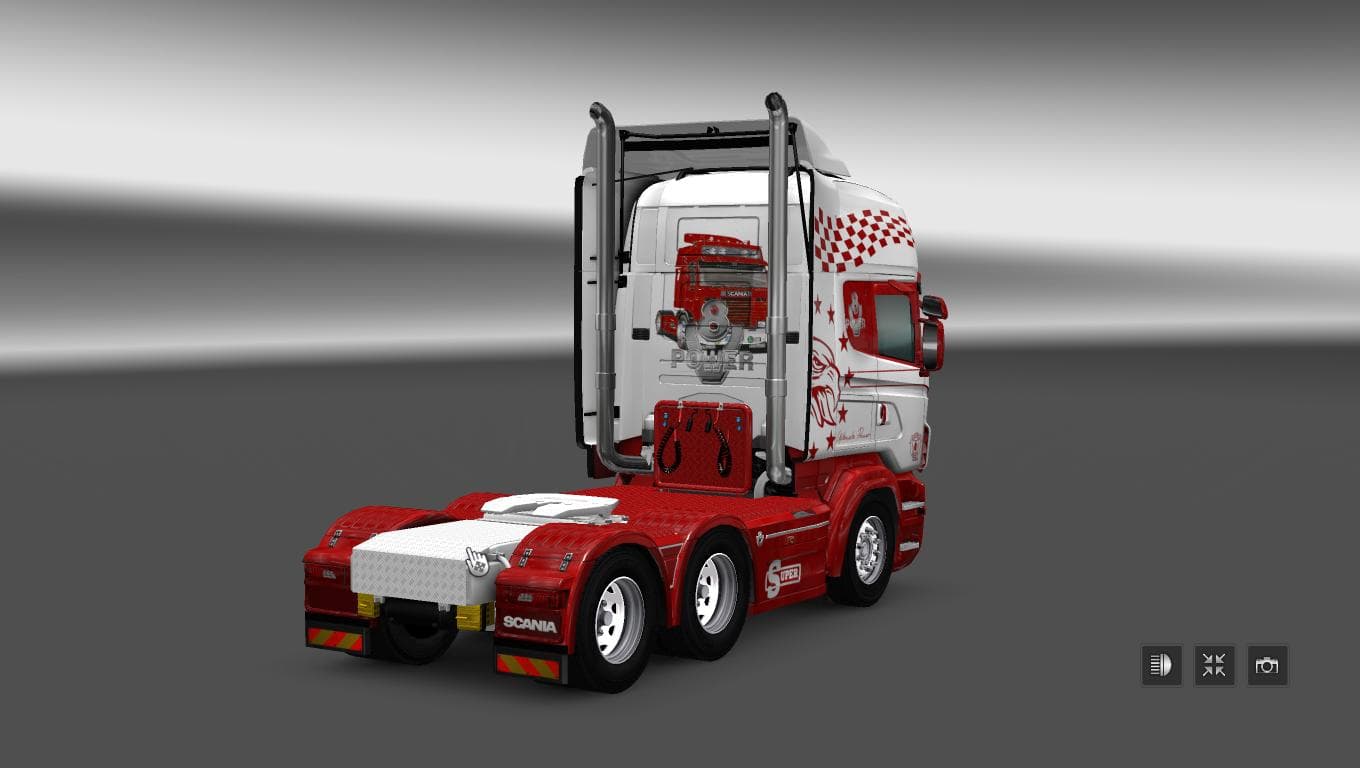 SCANIA RS RJL OLD SCHOOL LADY SKIN - ETS2 mods download – skins screenshot 2