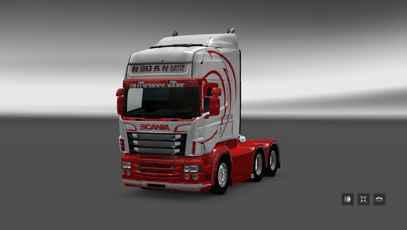 SCANIA RS RJL OLD SCHOOL BABY SKIN – Skins mod for Euro Truck Simulator 2