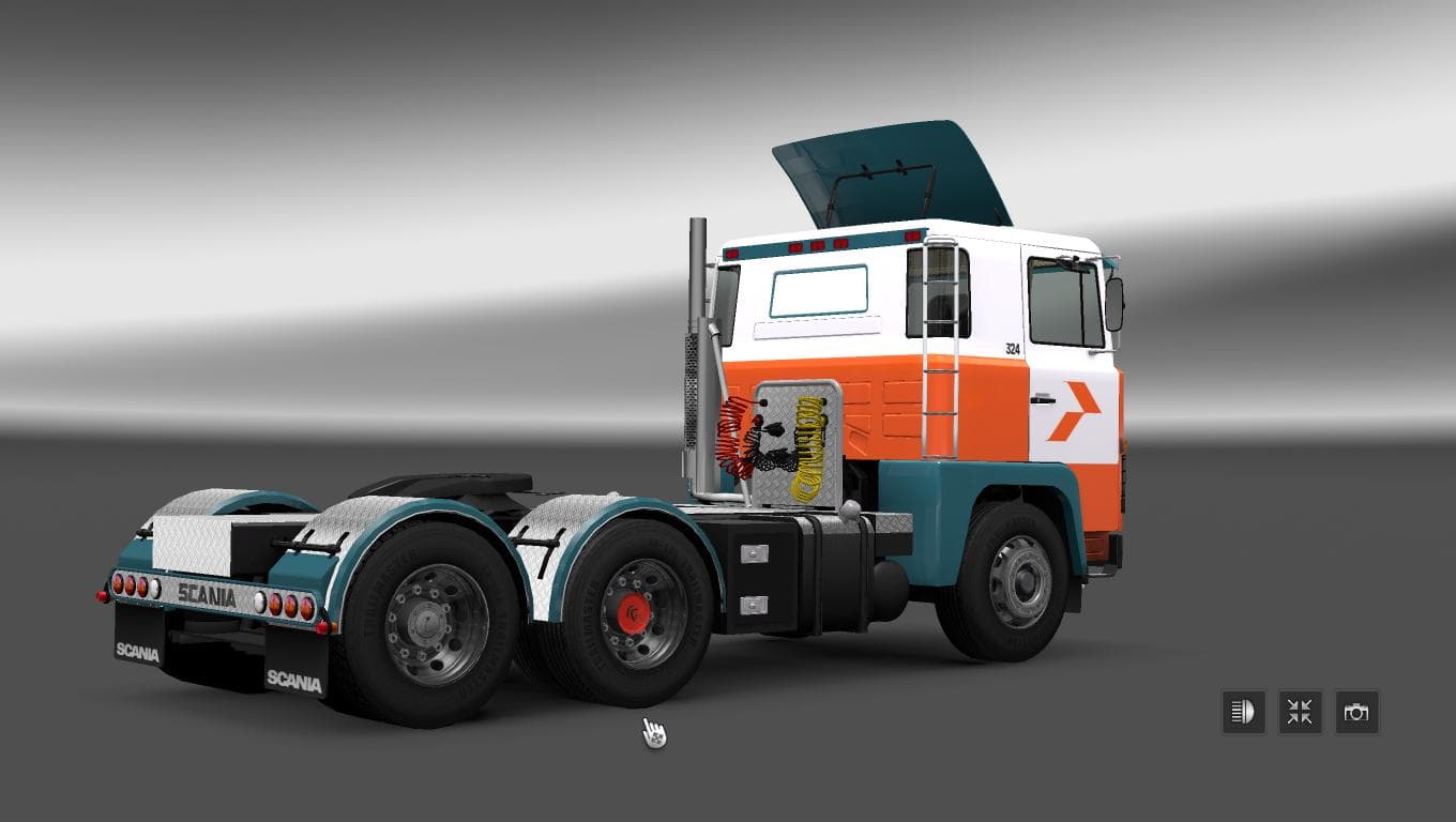 SCANIA 1-SERIES ZWAAR TRANSPORT SKIN - ETS2 mods download – skins screenshot 2