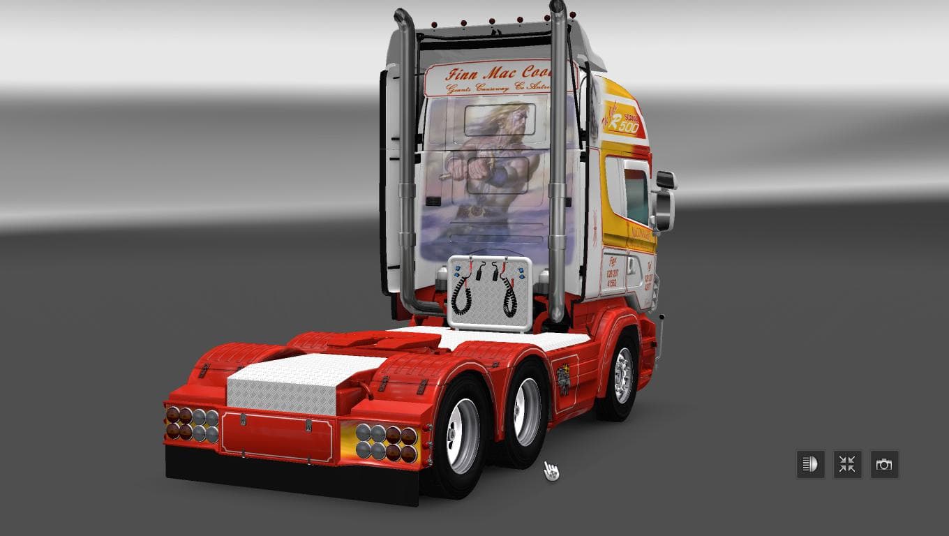 SCANIA RS RJL MCCONAGHY R500 SKIN - ETS2 mods download – skins screenshot 2