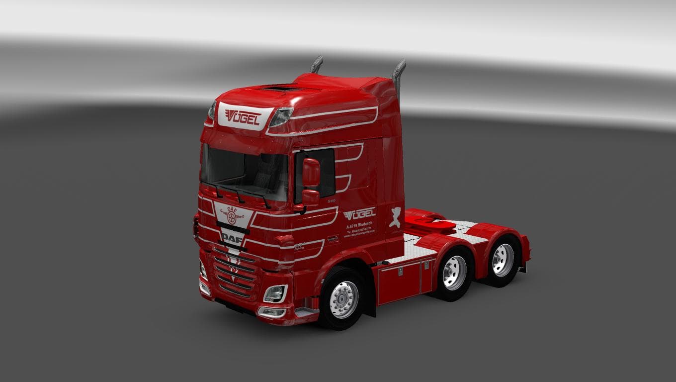 DAF XF EURO6 VOGEL TRANSPORT SKIN PACK – Skins mod for Euro Truck Simulator 2
