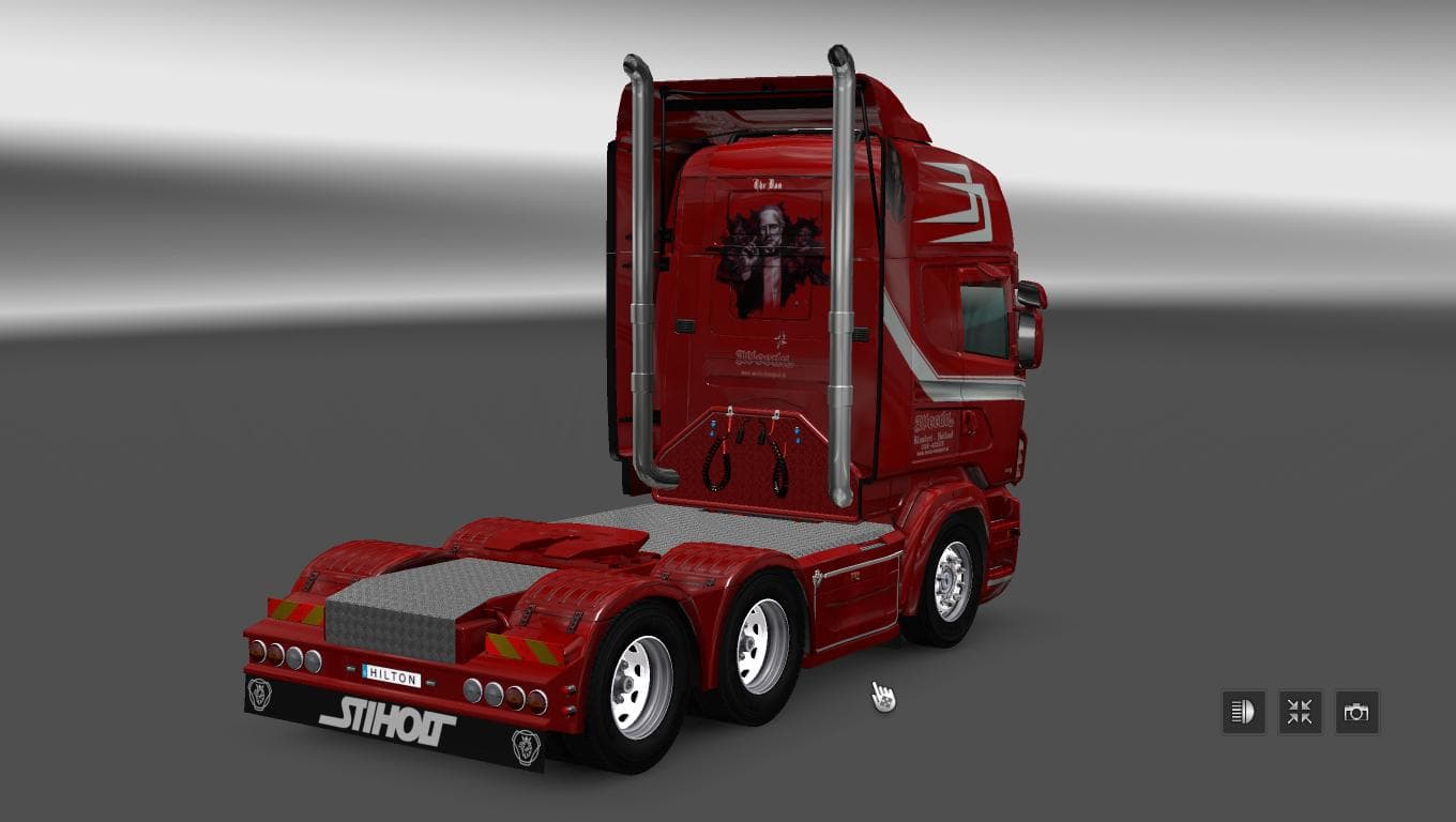 SCANIA RS RJL WEEDA SKIN - ETS2 mods download – skins screenshot 2
