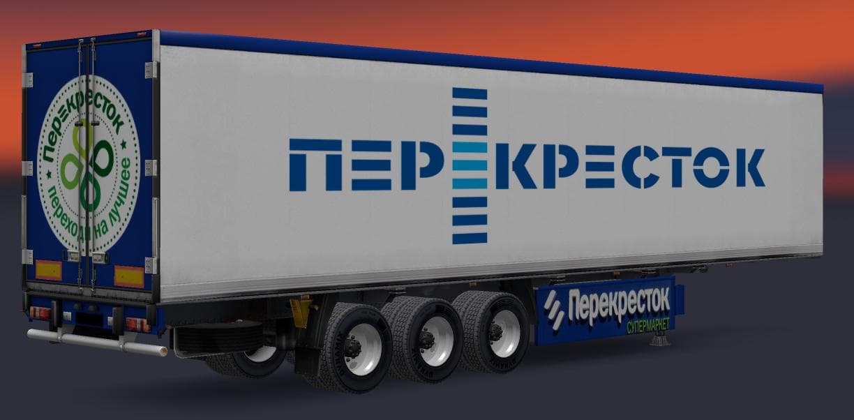 TRAILER PACK RUSSIAN FOOD COMPANY V4.0 - ETS2 mods download – trailers screenshot 2
