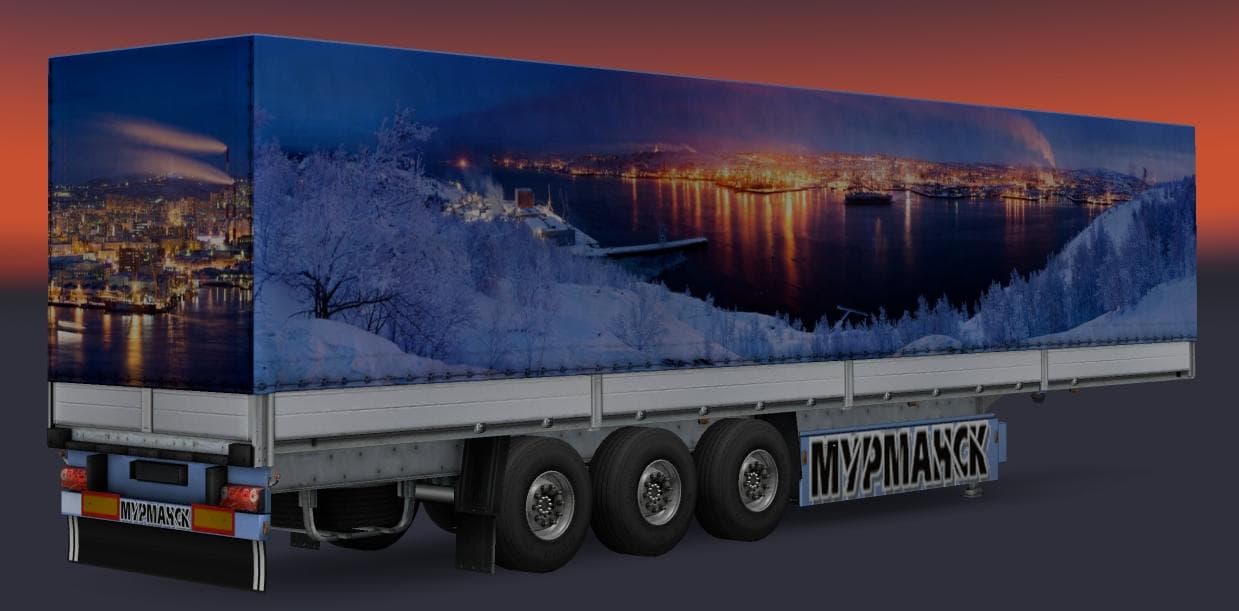 TRAILER PACK CITIES OF RUSSIA V3.3 - ETS2 mods download – trailers screenshot 2