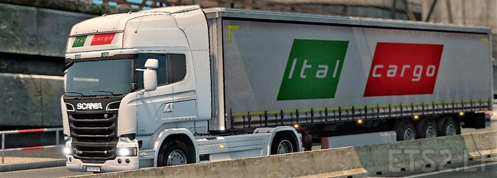 ITAL CARGO COMBO PACK V1.0 – Trailers mod for Euro Truck Simulator 2