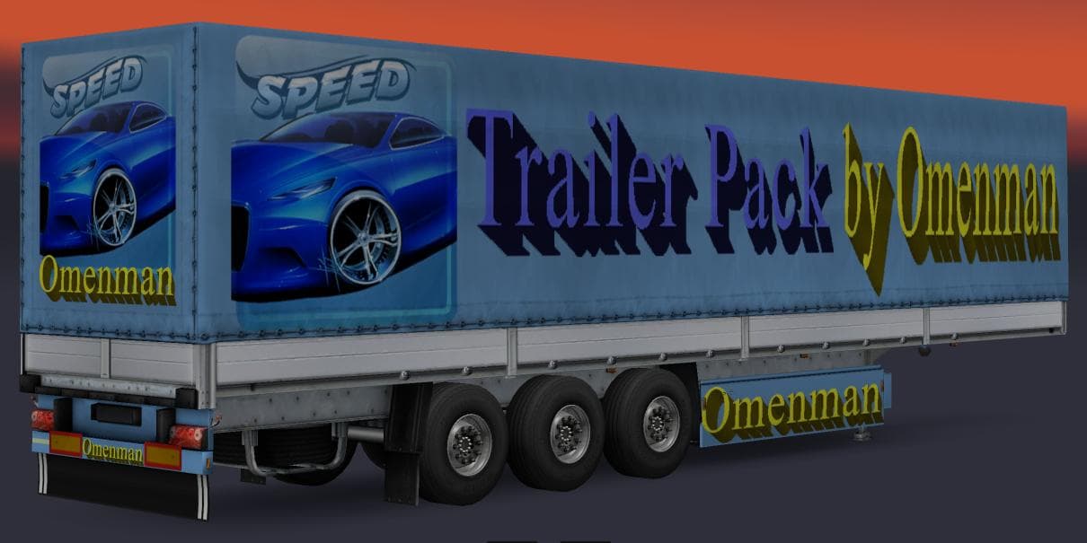 TRAILER PACK BY OMENMAN V1.3 – Trailers mod for Euro Truck Simulator 2